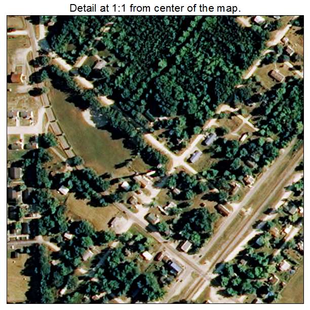 Leasburg, Missouri aerial imagery detail