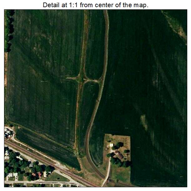 Levasy, Missouri aerial imagery detail