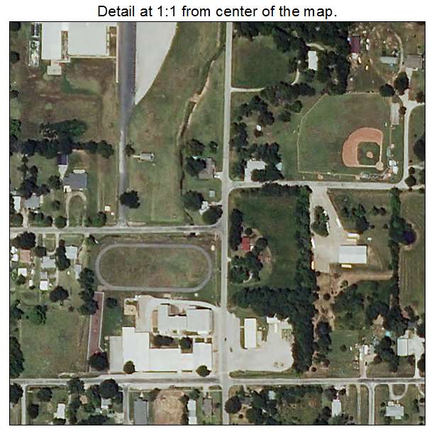 Liberal, Missouri aerial imagery detail
