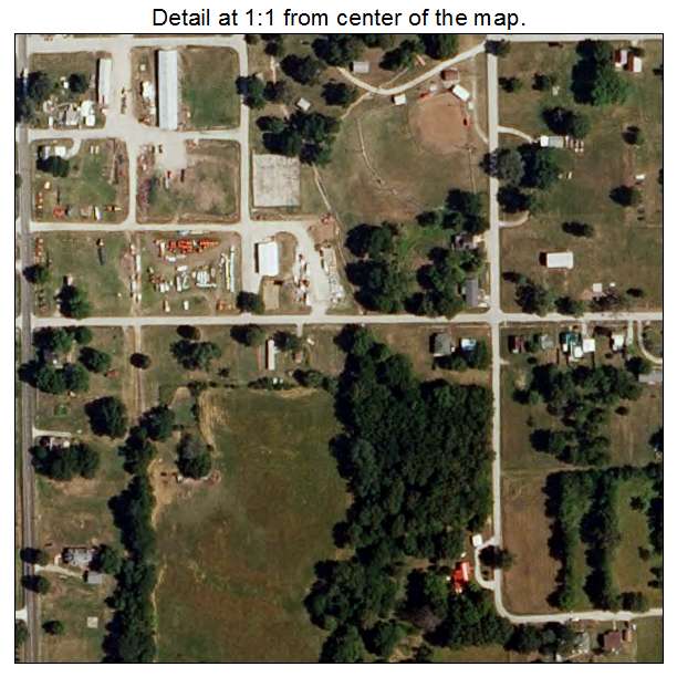 Linneus, Missouri aerial imagery detail