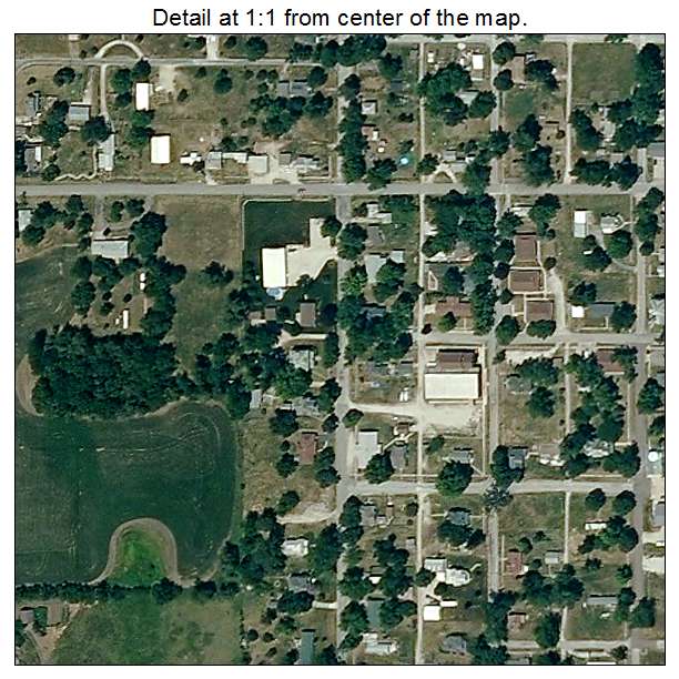 Maitland, Missouri aerial imagery detail