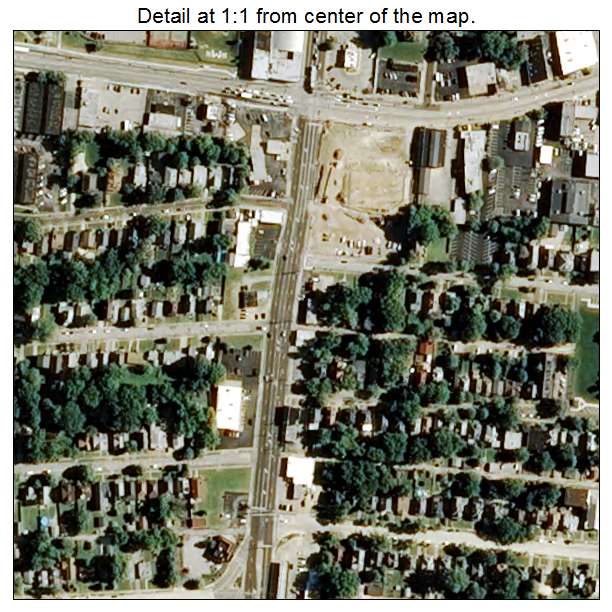 Maplewood, Missouri aerial imagery detail