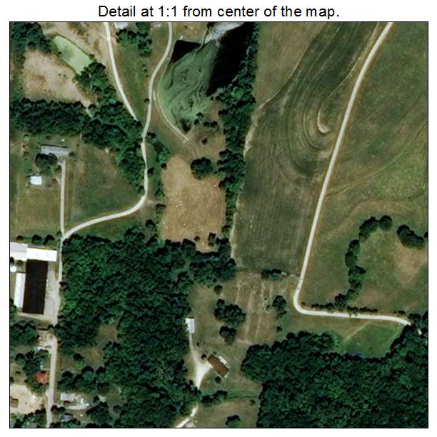 Marthasville, Missouri aerial imagery detail