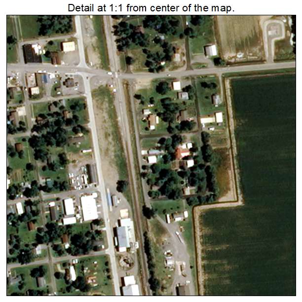Matthews, Missouri aerial imagery detail