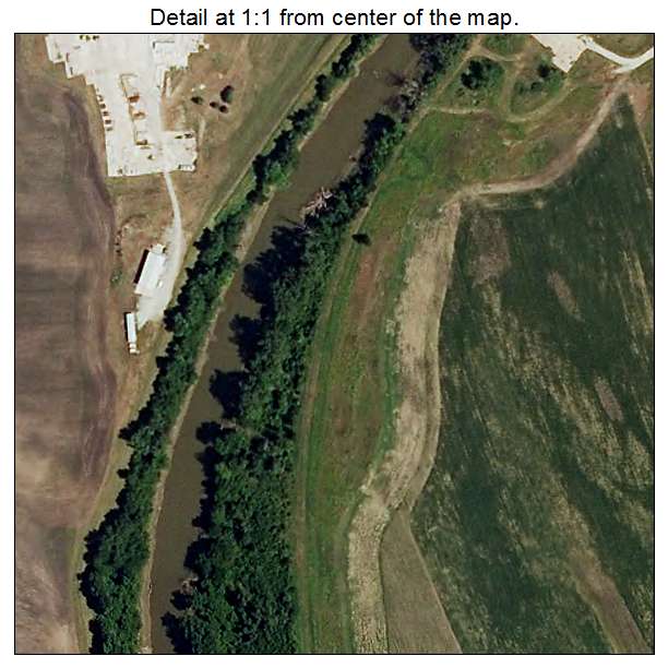 McBaine, Missouri aerial imagery detail