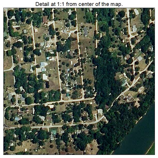 McCord Bend, Missouri aerial imagery detail