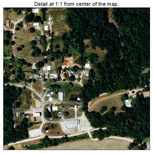 McKittrick, Missouri aerial imagery detail