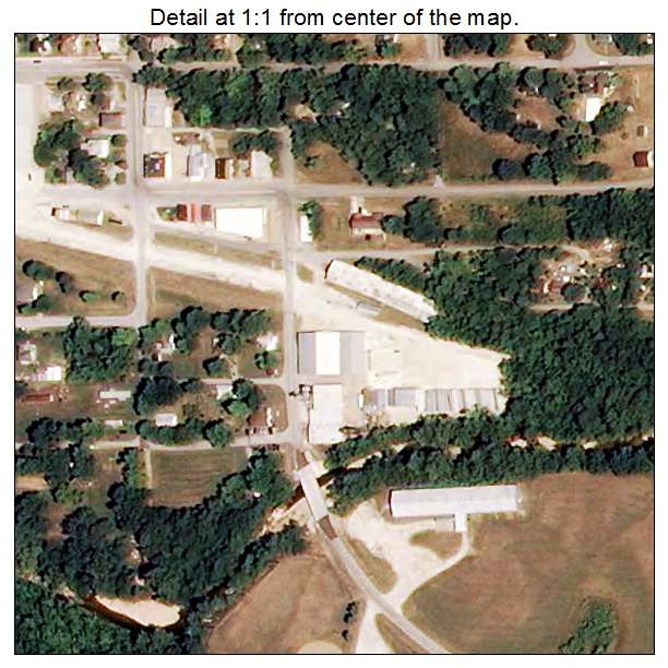 Meta, Missouri aerial imagery detail
