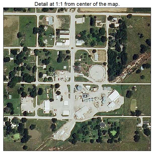 Metz, Missouri aerial imagery detail