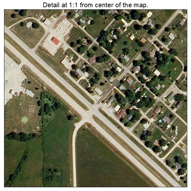 Millard, Missouri aerial imagery detail