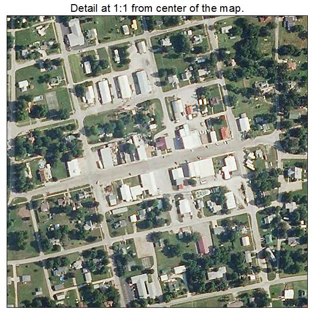 Miller, Missouri aerial imagery detail