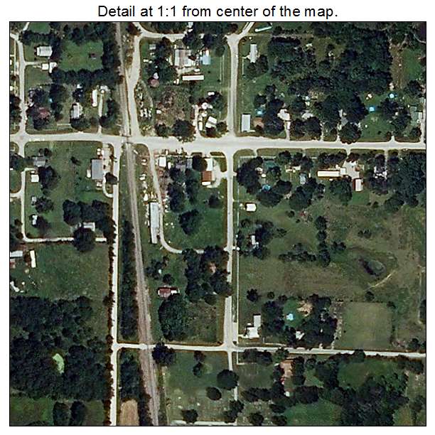 Milo, Missouri aerial imagery detail