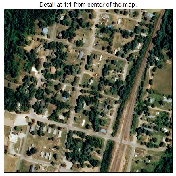 Mineral Point, Missouri aerial imagery detail