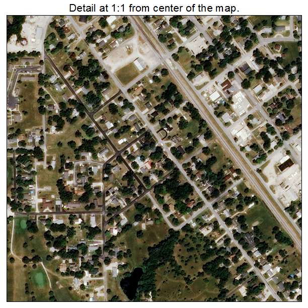 Montgomery City, Missouri aerial imagery detail
