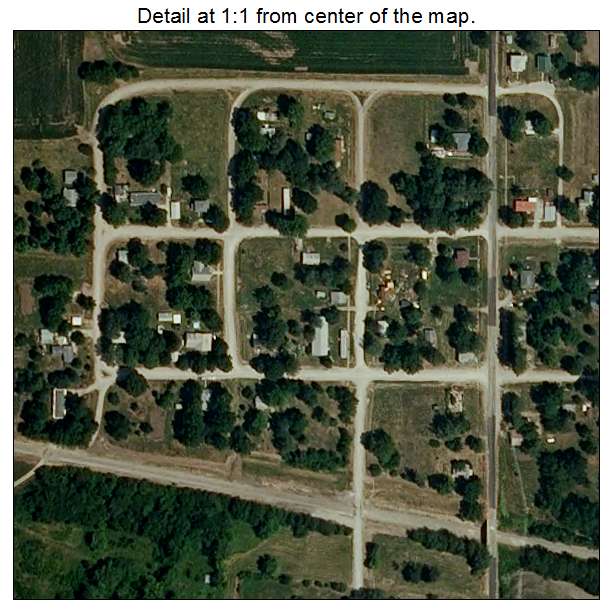 Mount Leonard, Missouri aerial imagery detail