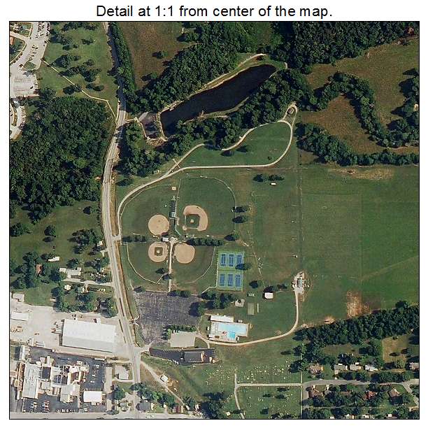Mount Vernon, Missouri aerial imagery detail