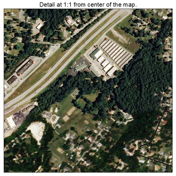 Murphy, Missouri aerial imagery detail