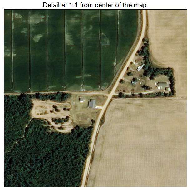 Neelyville, Missouri aerial imagery detail
