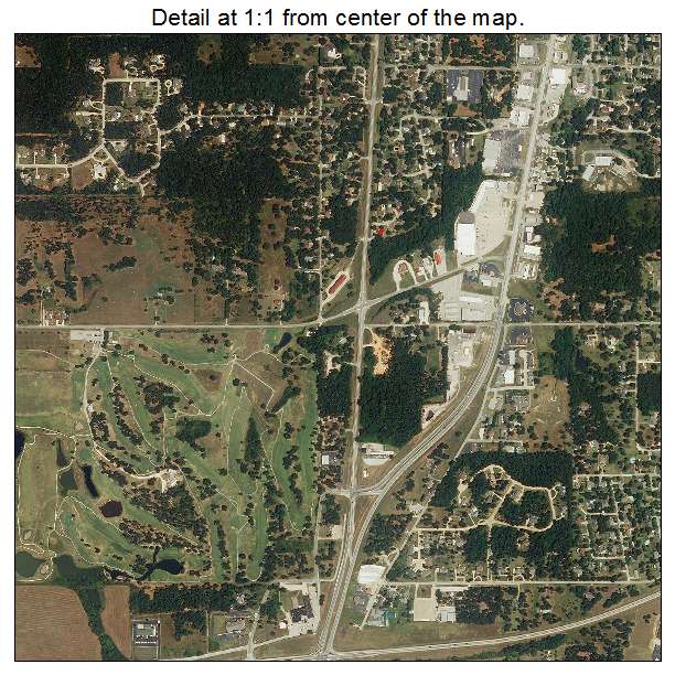 Neosho, Missouri aerial imagery detail