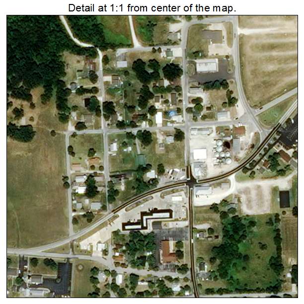 New Melle, Missouri aerial imagery detail