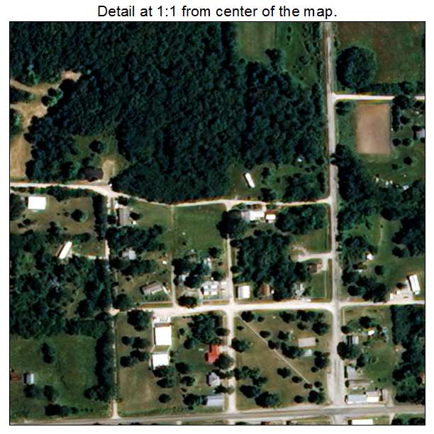 Newark, Missouri aerial imagery detail