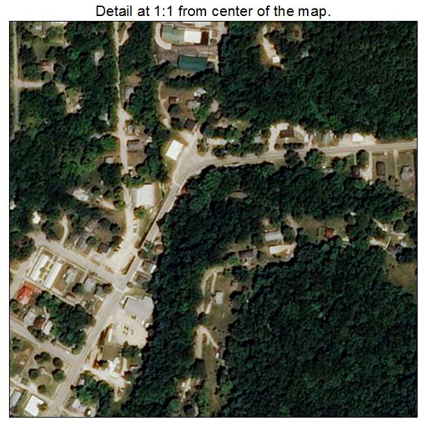 Newburg, Missouri aerial imagery detail
