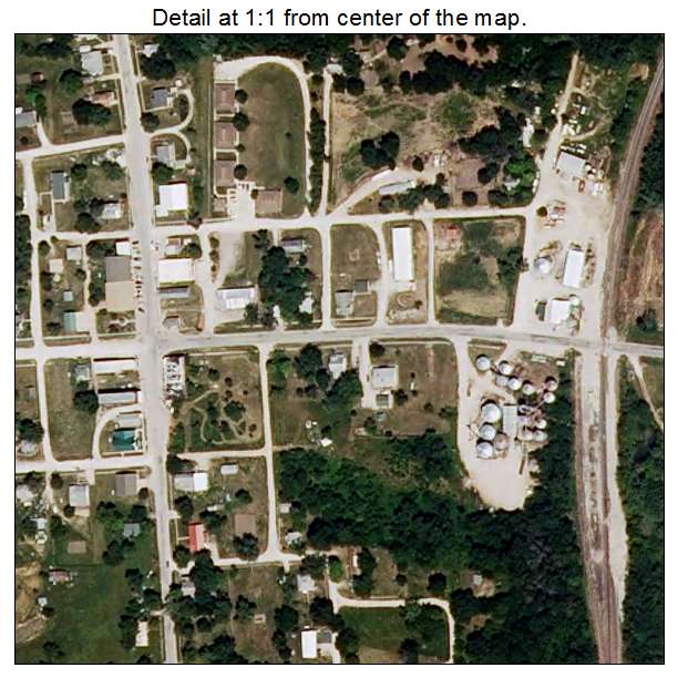 Newtown, Missouri aerial imagery detail