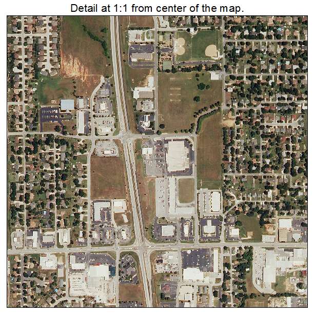 Nixa, Missouri aerial imagery detail