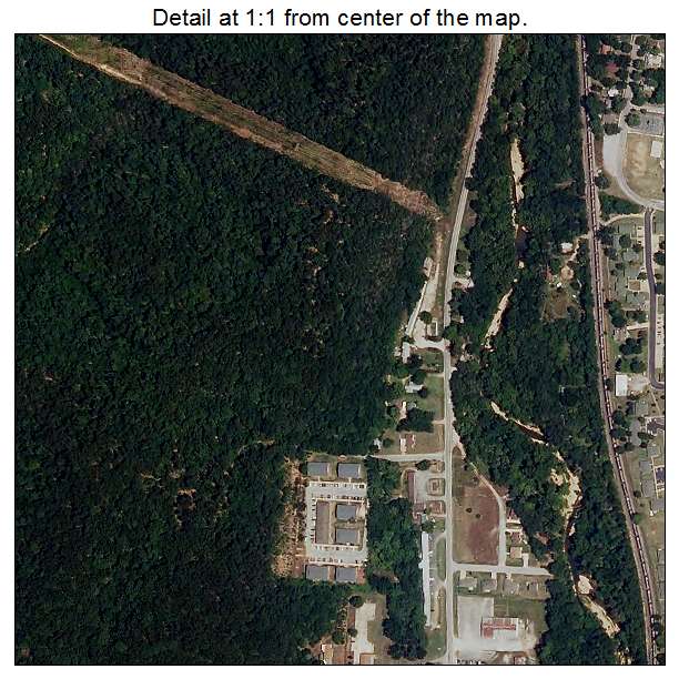 Noel, Missouri aerial imagery detail