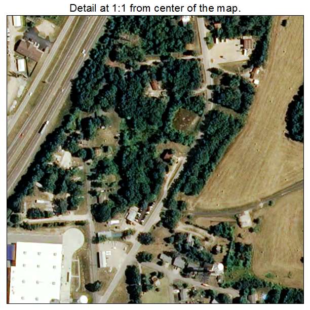 Oak Grove, Missouri aerial imagery detail
