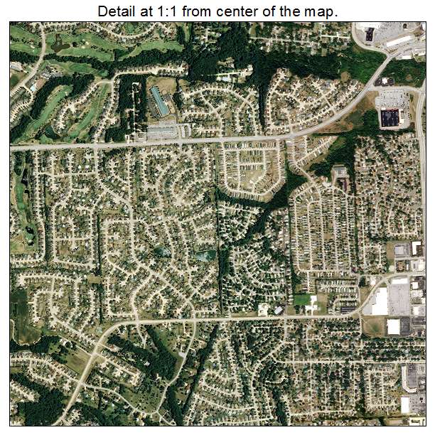 OFallon, Missouri aerial imagery detail