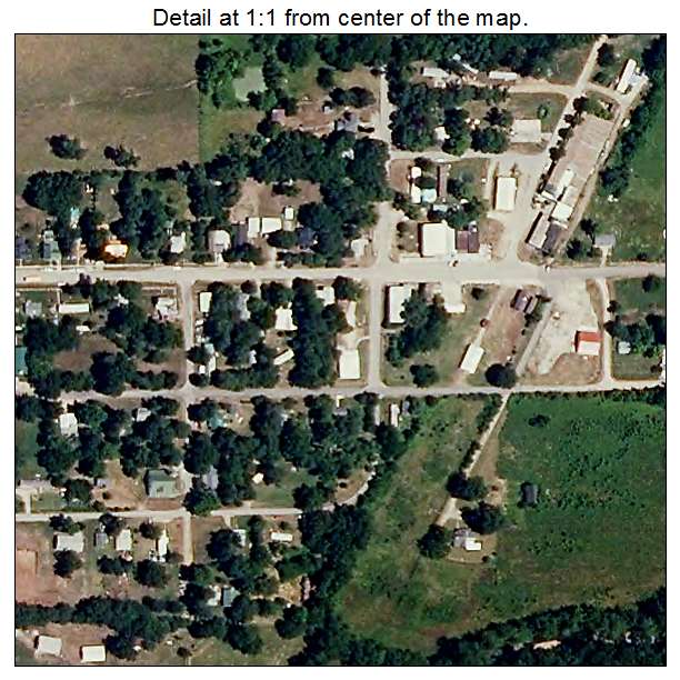 Olean, Missouri aerial imagery detail