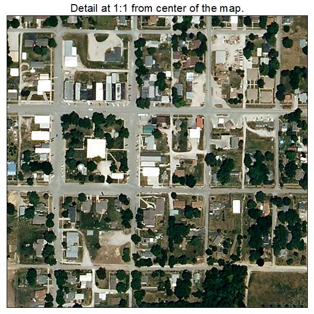 Oregon, Missouri aerial imagery detail