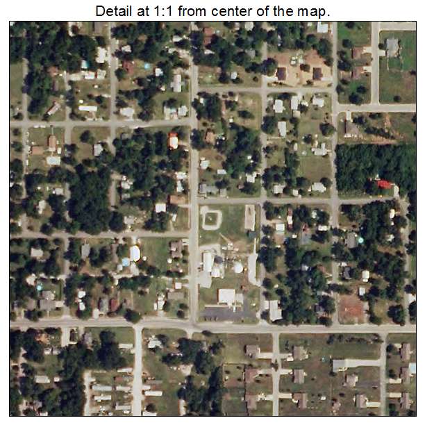 Oronogo, Missouri aerial imagery detail