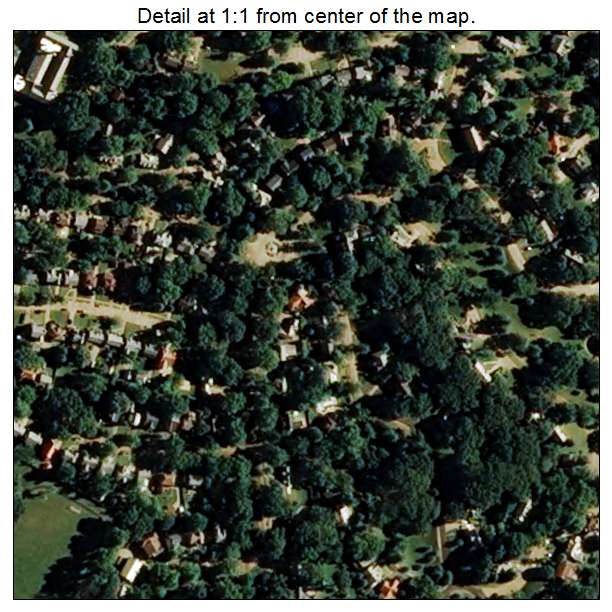 Pasadena Hills, Missouri aerial imagery detail