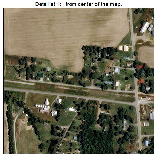 Pascola, Missouri aerial imagery detail