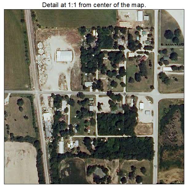 Passaic, Missouri aerial imagery detail
