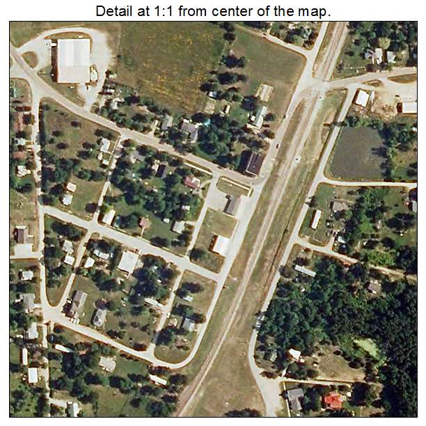 Phillipsburg, Missouri aerial imagery detail