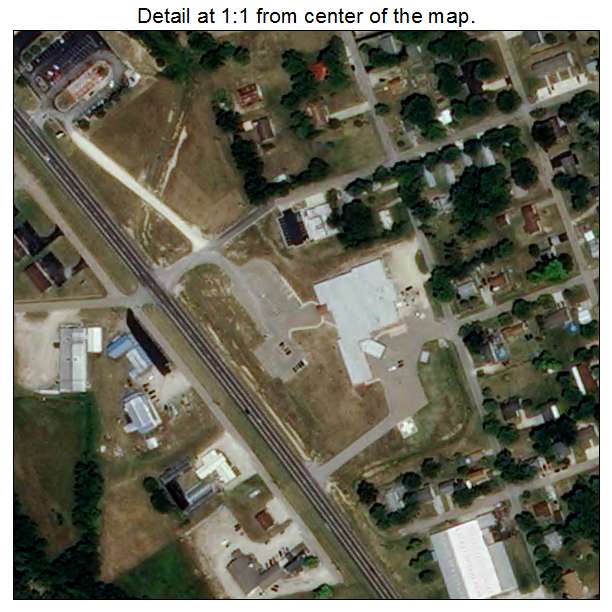 Pilot Knob, Missouri aerial imagery detail