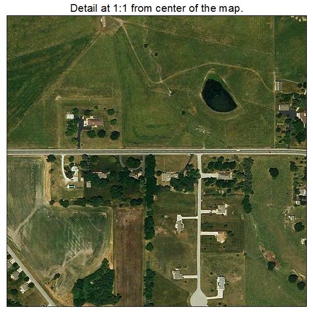 Plattsburg, Missouri aerial imagery detail