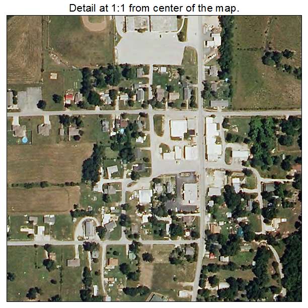 Pleasant Hope, Missouri aerial imagery detail