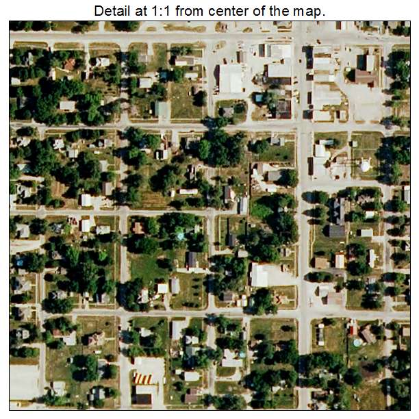 Polo, Missouri aerial imagery detail