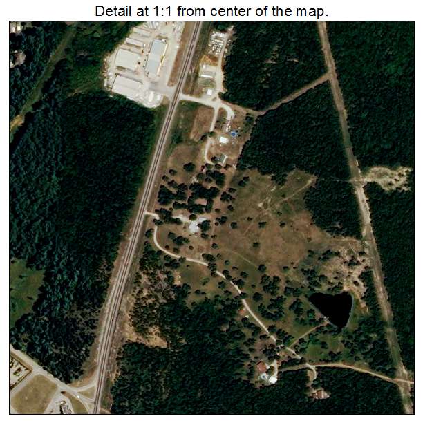 Potosi, Missouri aerial imagery detail