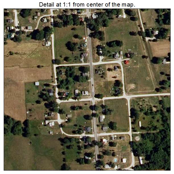 Purdin, Missouri aerial imagery detail
