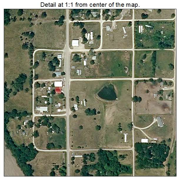 Quitman, Missouri aerial imagery detail