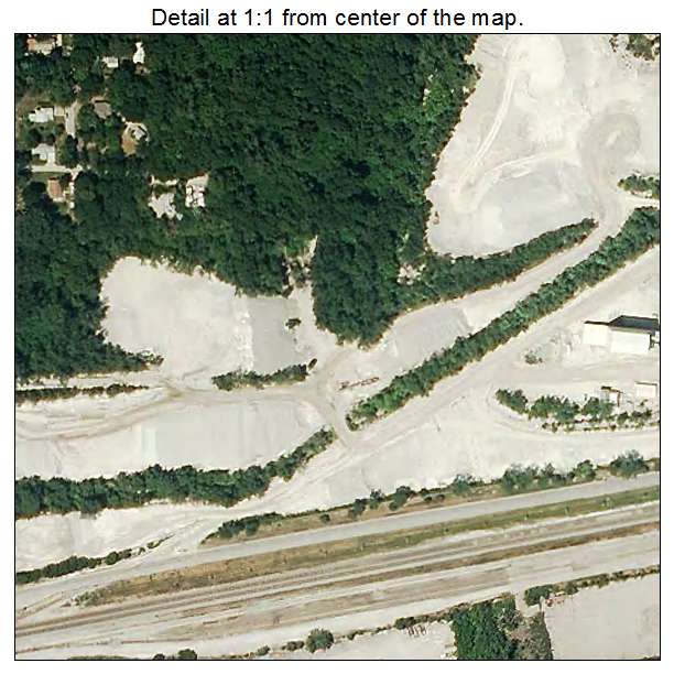Randolph, Missouri aerial imagery detail