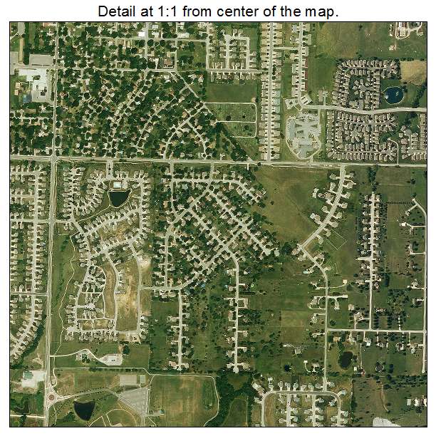 Raymore, Missouri aerial imagery detail