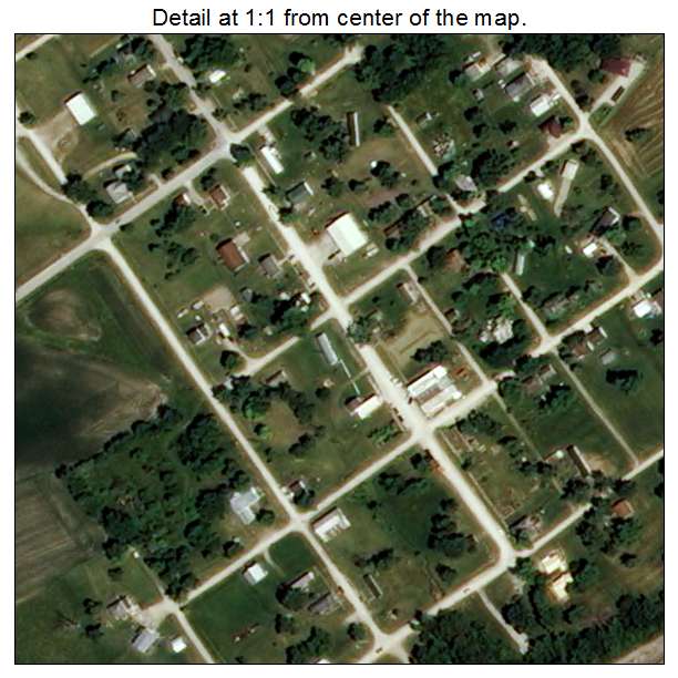 Revere, Missouri aerial imagery detail