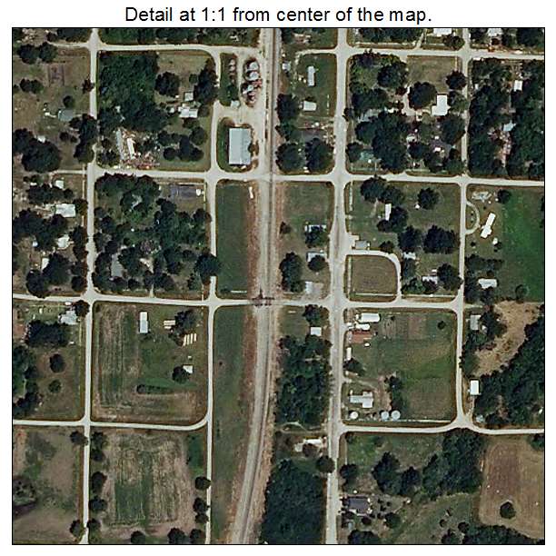 Richards, Missouri aerial imagery detail