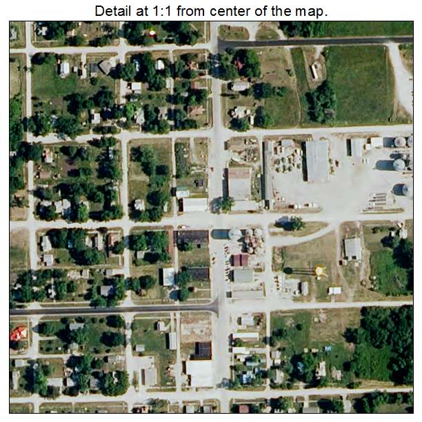 Ridgeway, Missouri aerial imagery detail
